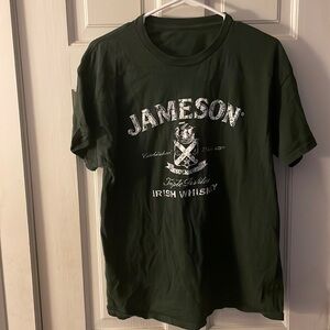 Vintage Jameson Irish Whiskey Men’s Green Crew Neck T-Shirt Size medium
